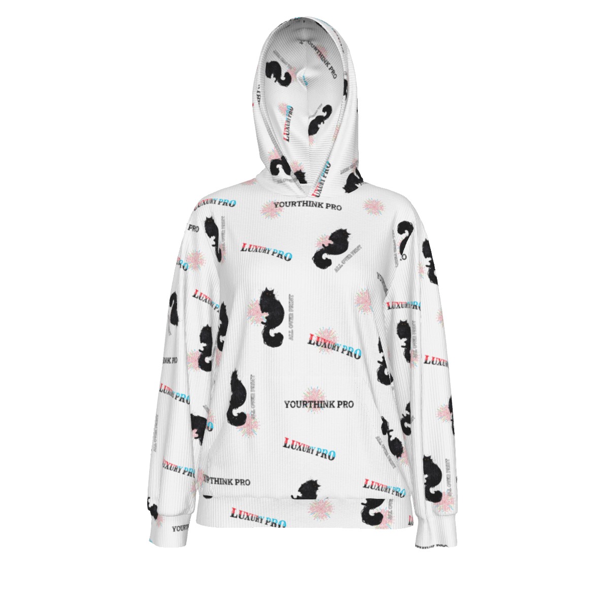 Women's Slim Hoodless Pullover Hoodie