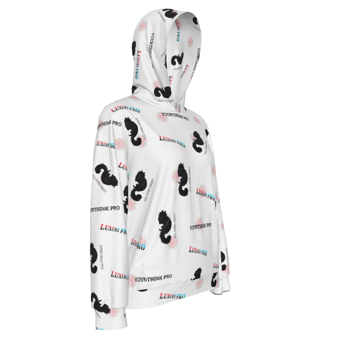 Women's Slim Hoodless Pullover Hoodie