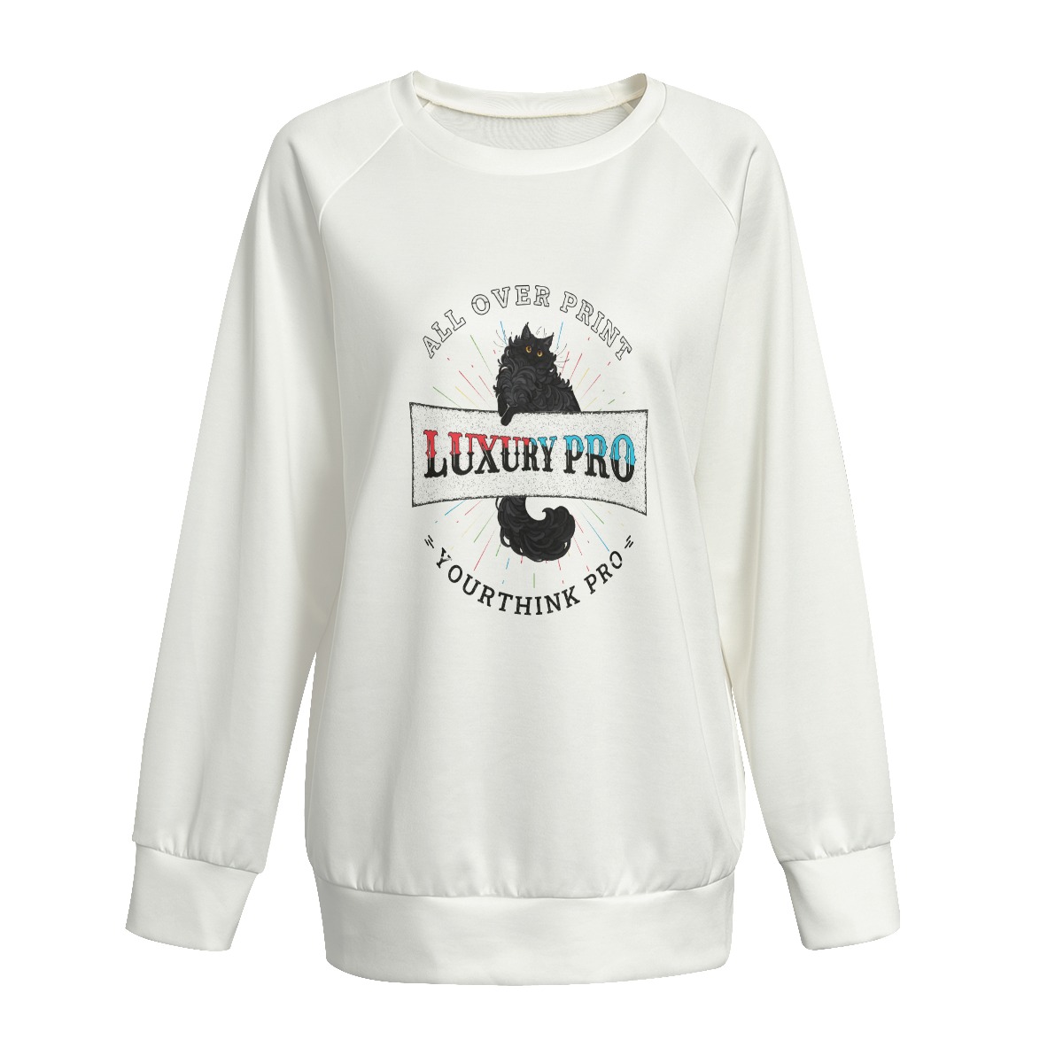 Women's Sweatshirt With Raglan Sleeve | Interlock