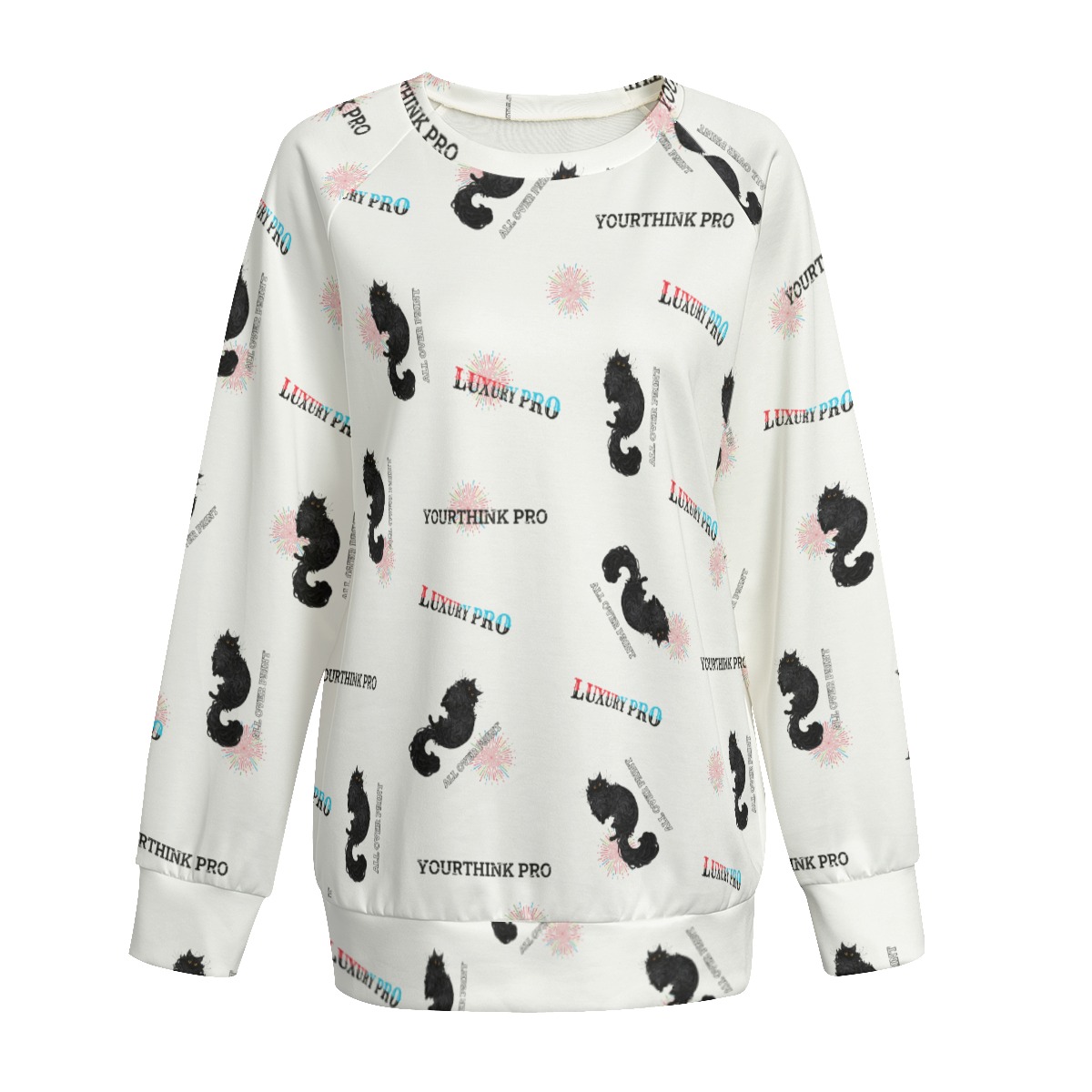 Women's Sweatshirt With Raglan Sleeve | Interlock