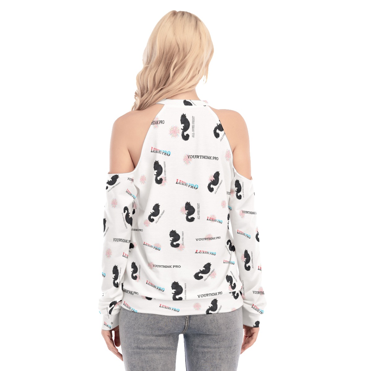 Women's Cold Shoulder Sweatirt