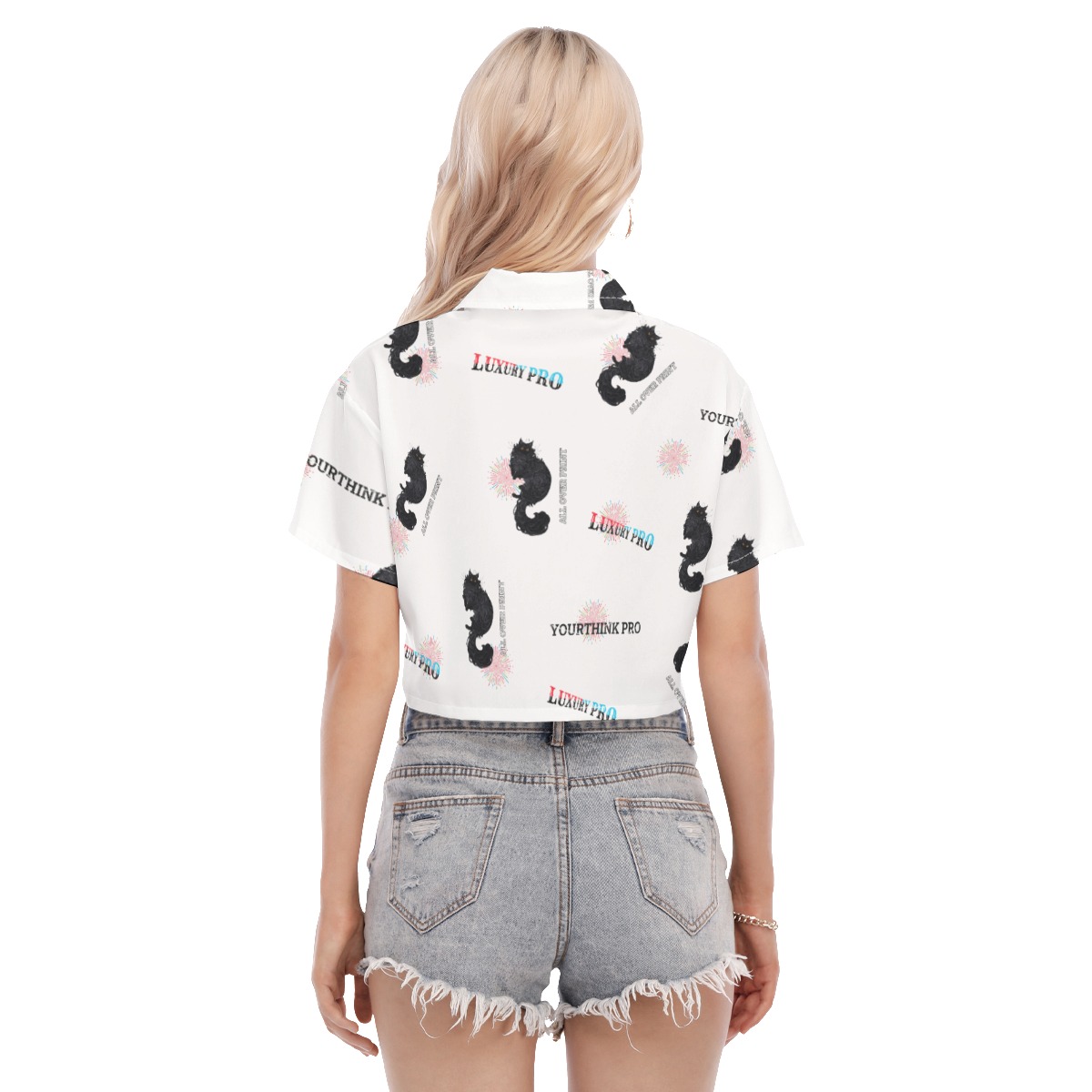 Women's Cropped Shirt