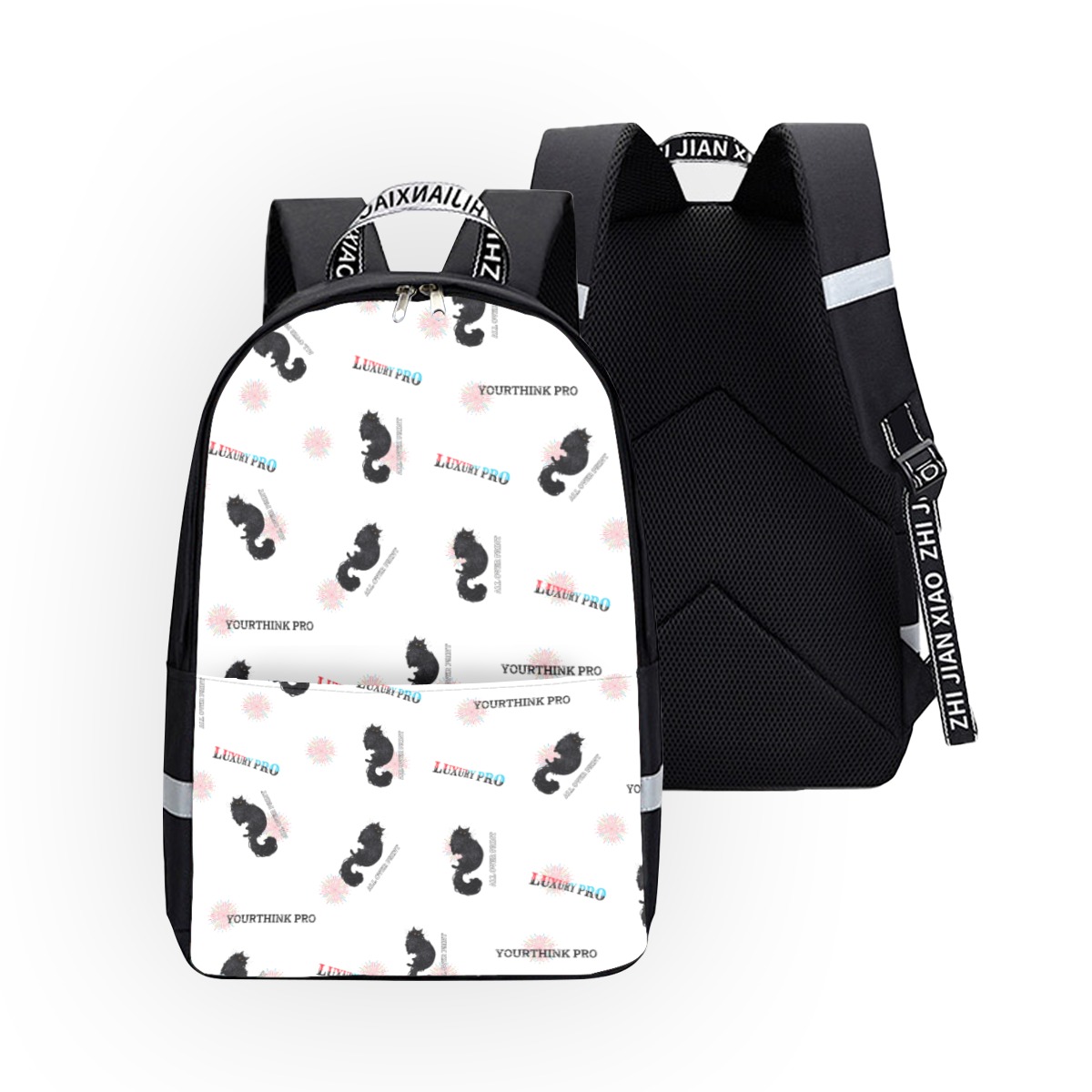 Backpack With Reflective Bar