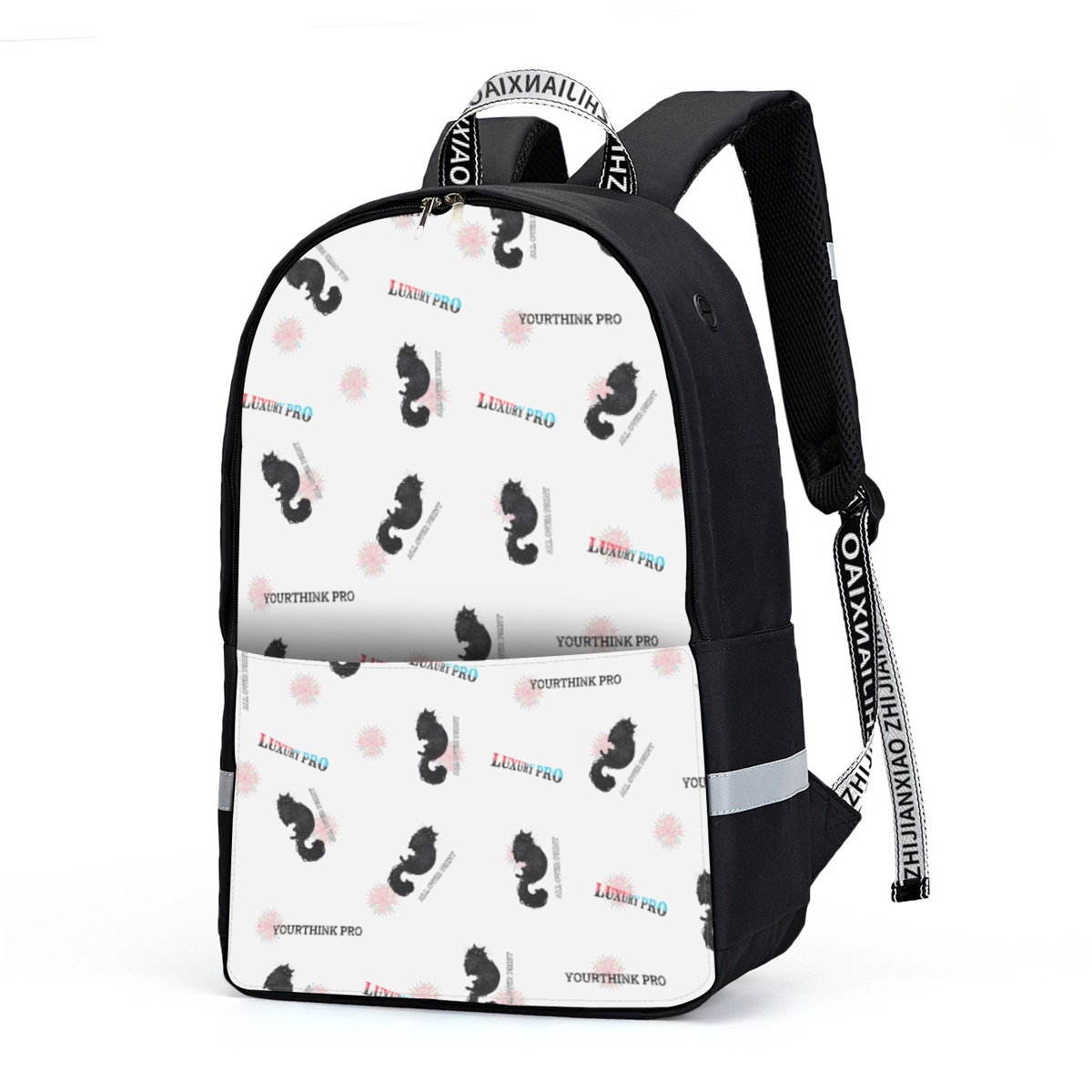 Backpack With Reflective Bar