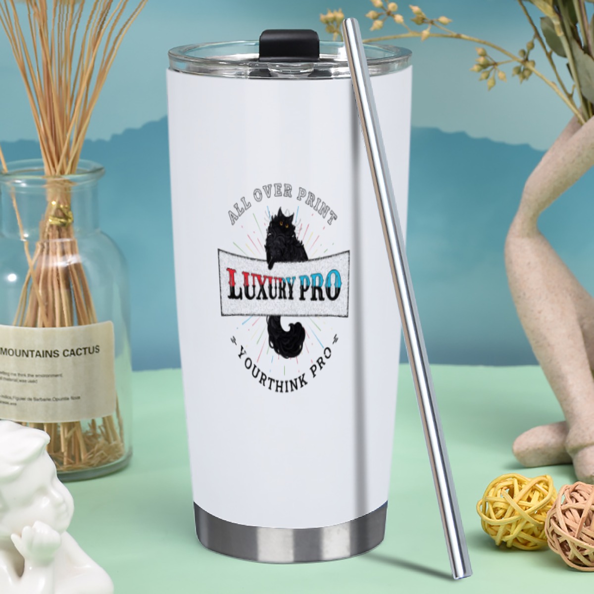 Tumbler 20oz (with Straw)