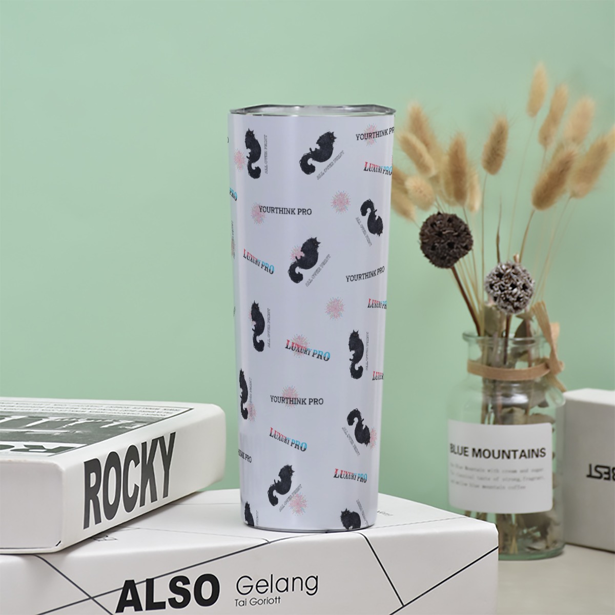 30oz Tall Glitter Tumbler