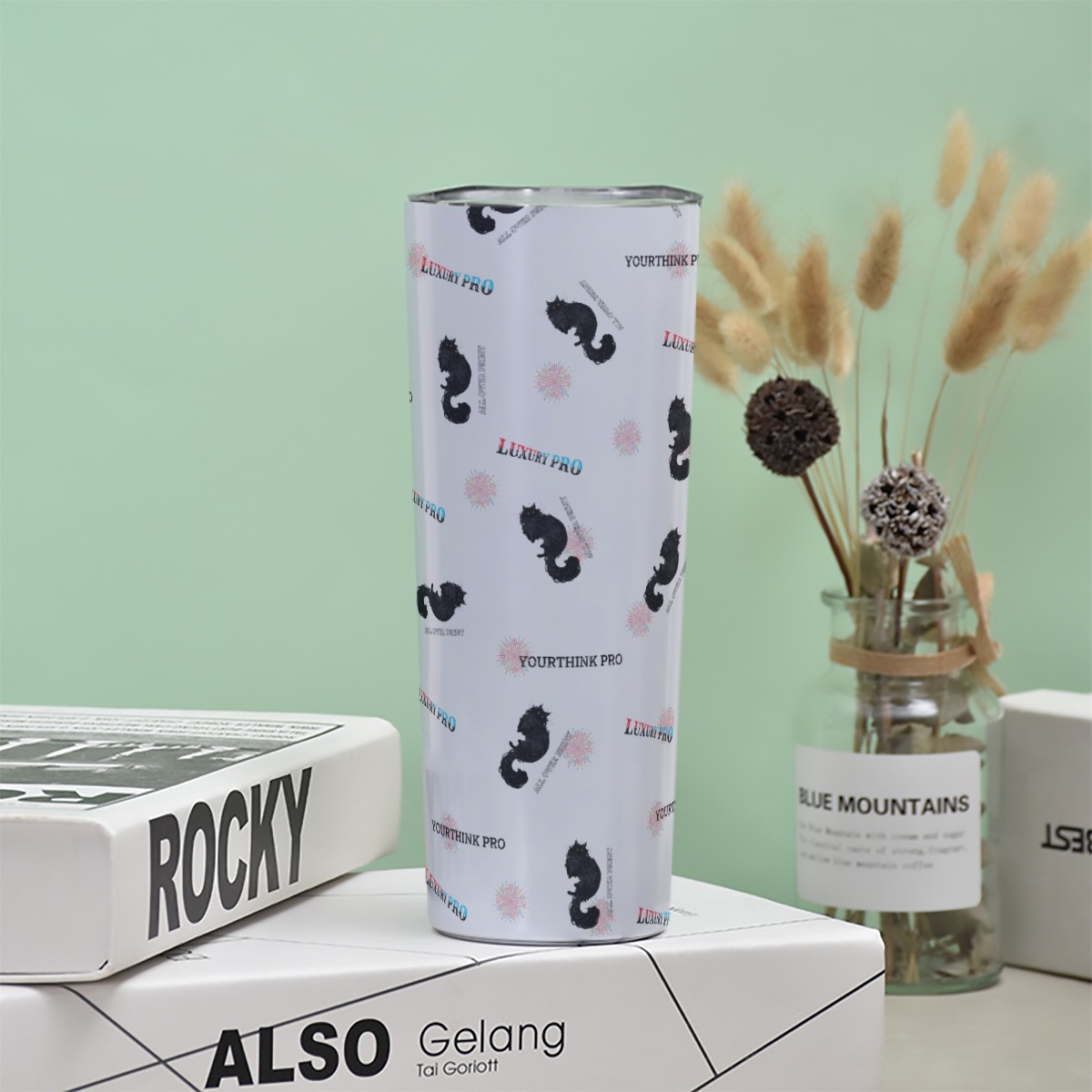 30oz Tall Glitter Tumbler