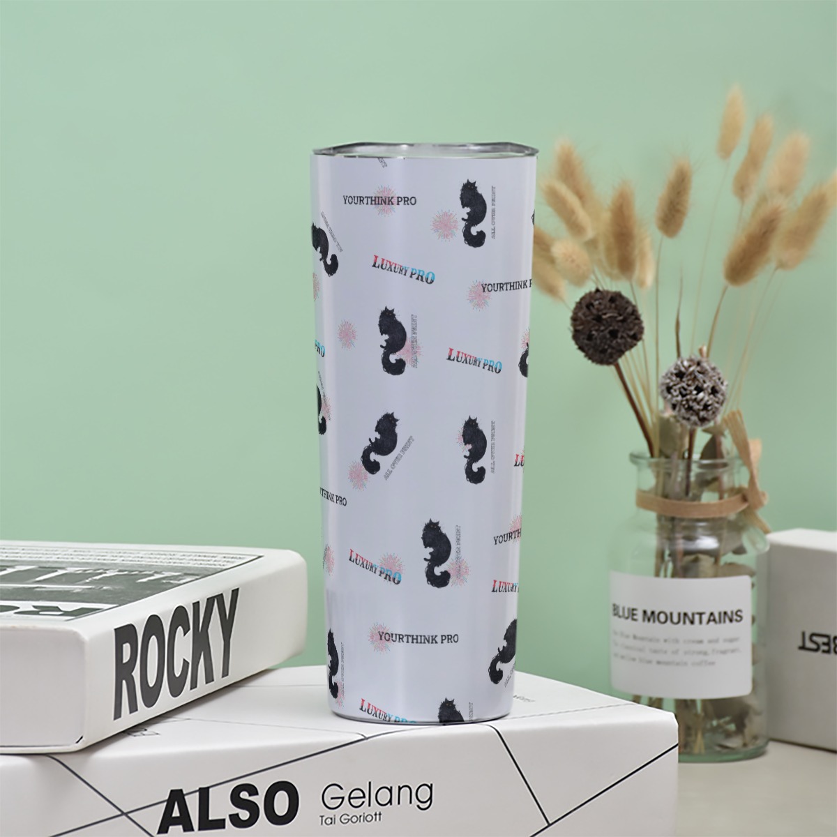 30oz Tall Glitter Tumbler