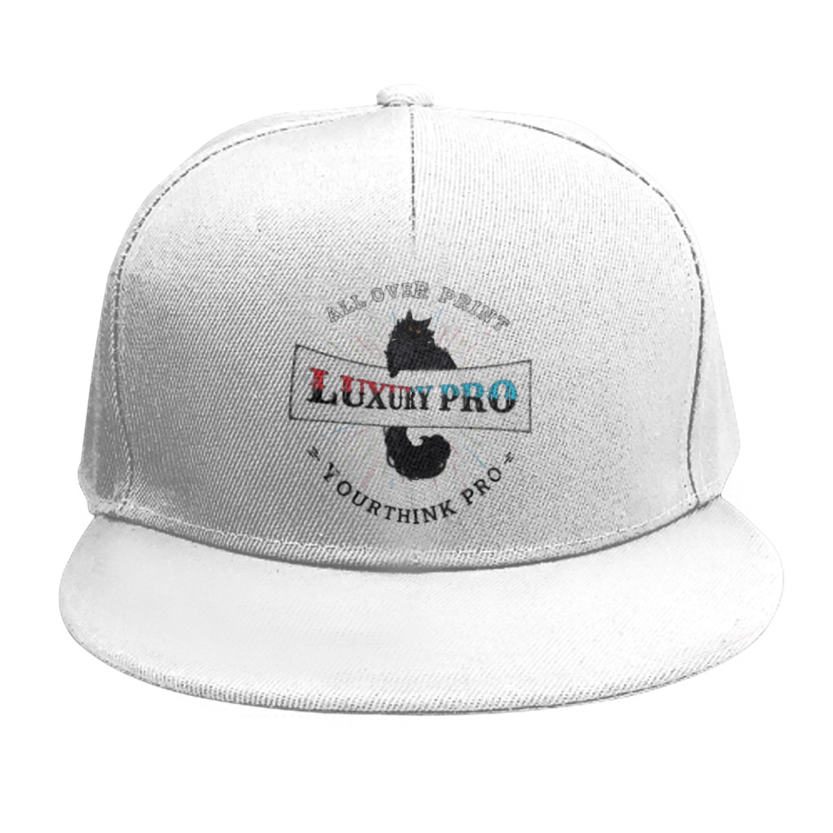 Baseball Cap With Flat Brim