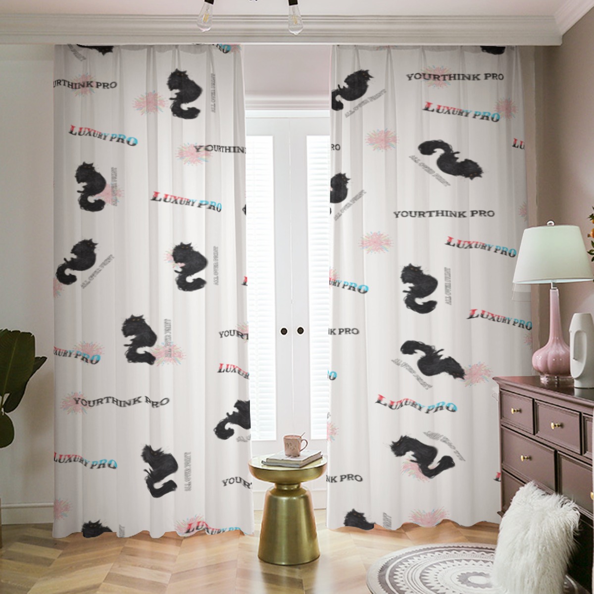 Curtains with Hooks (Small Size)