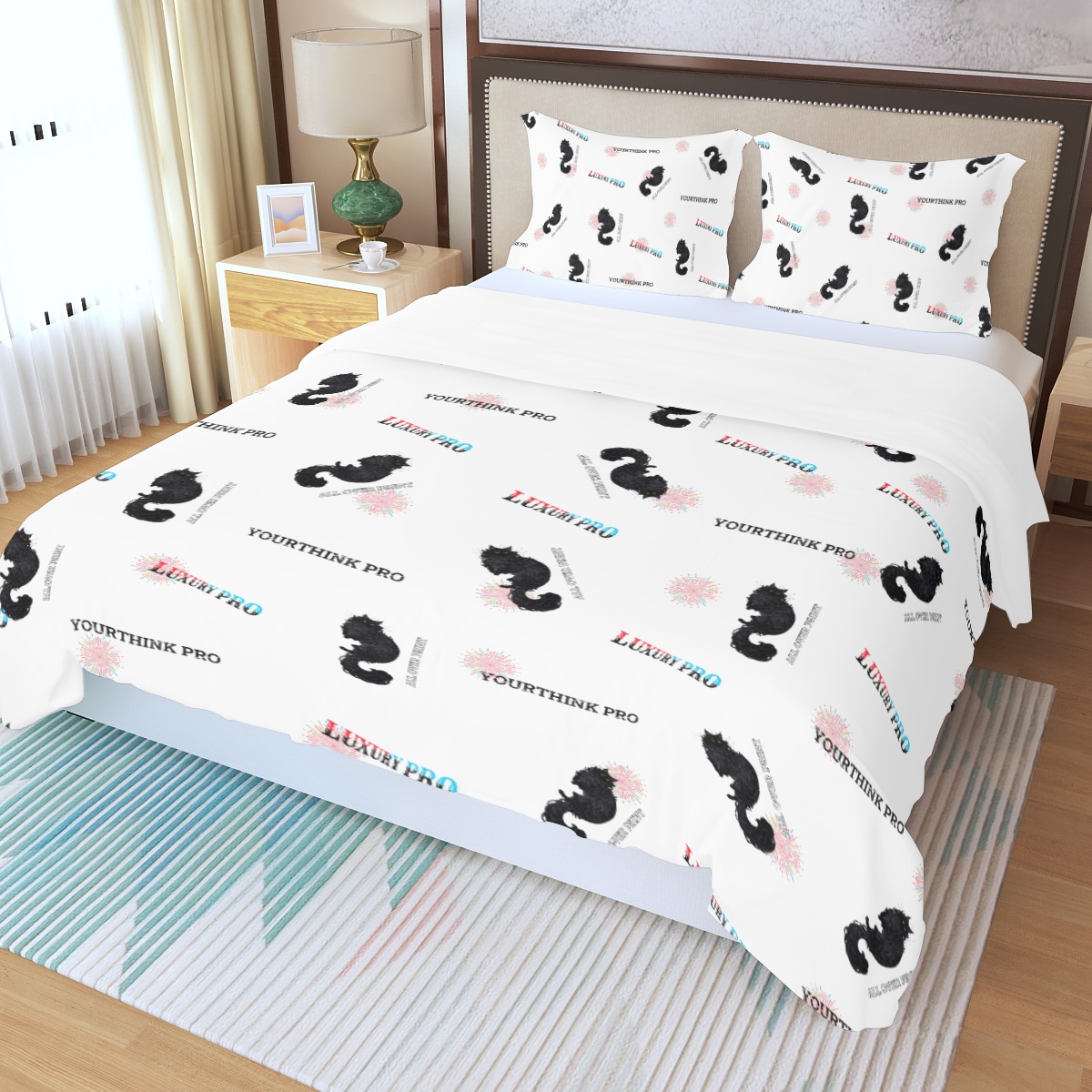 Three Piece Duvet Cover Set