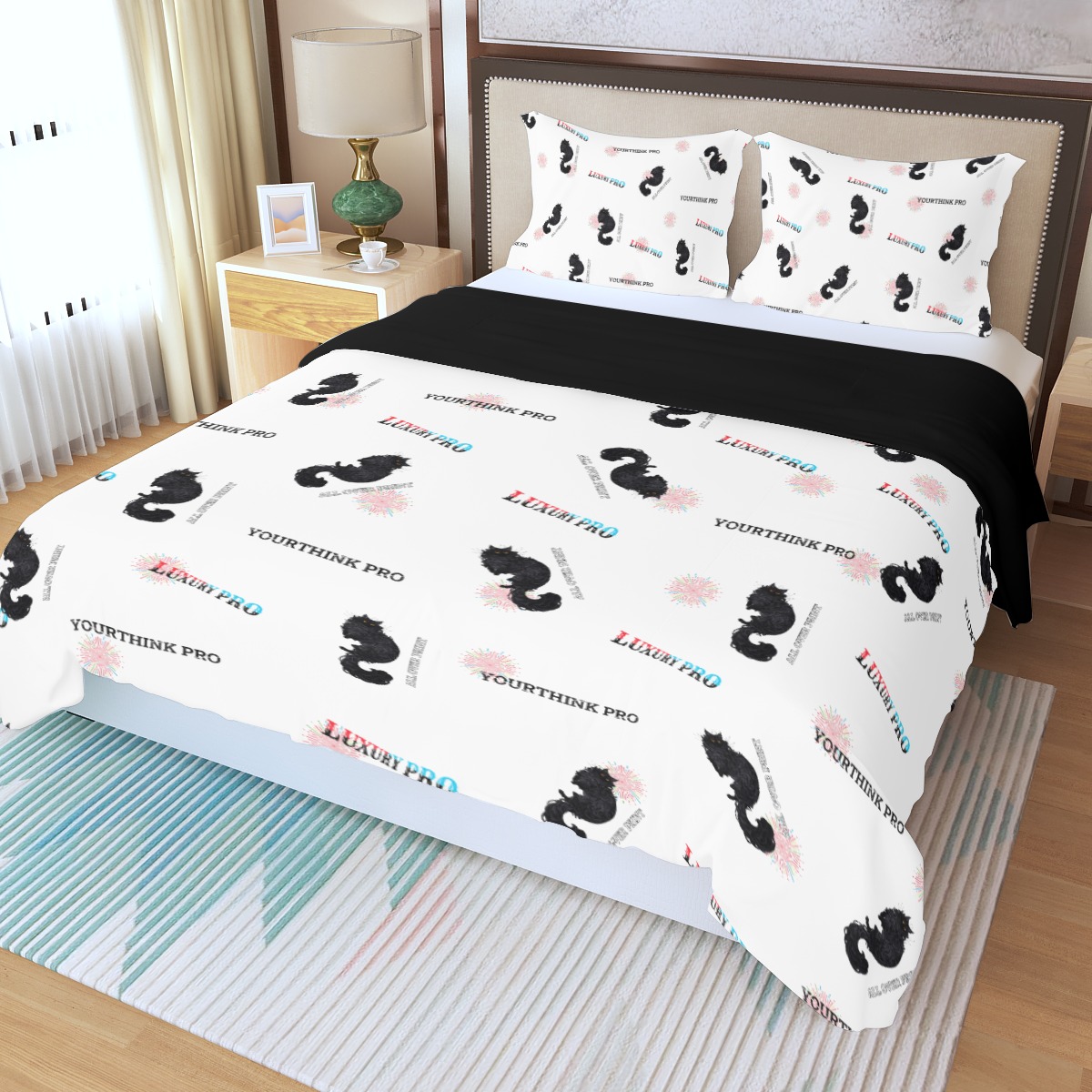 Three Piece Duvet Cover Set