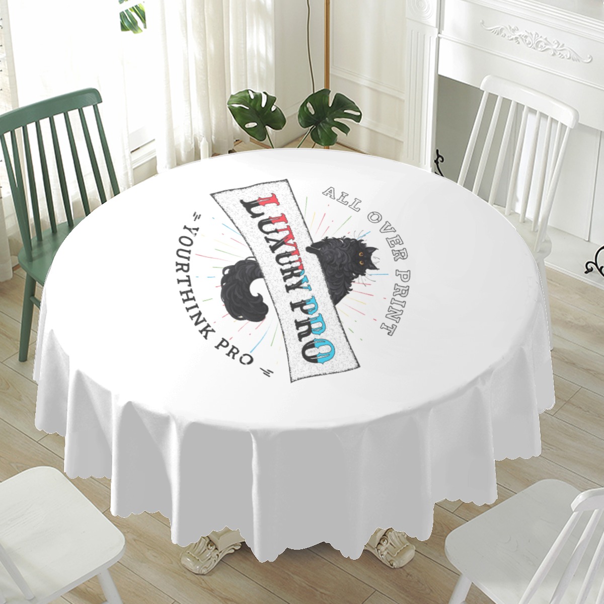 Waterproof tablecloth | Round 180(gsm)