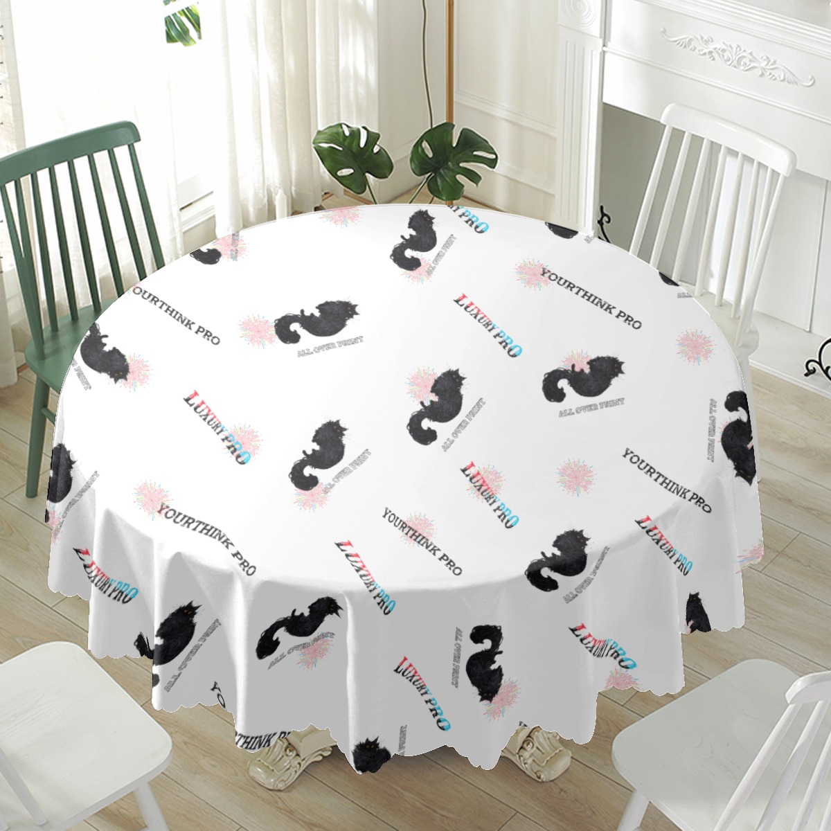 Waterproof tablecloth | Round 180(gsm)