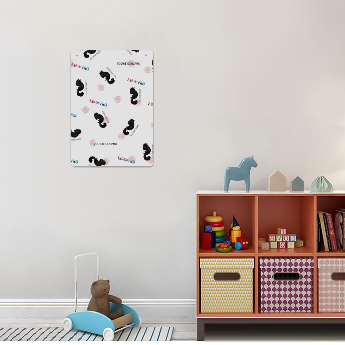 Thickend Rectangular Iron Wall Painting