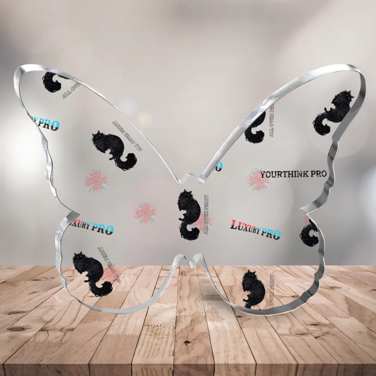 Butterfly Shaped Acrylic Desktop Ornament