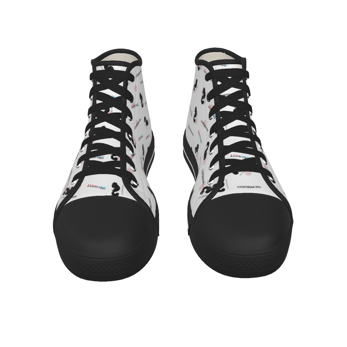 Black Sole Canvas Shoes