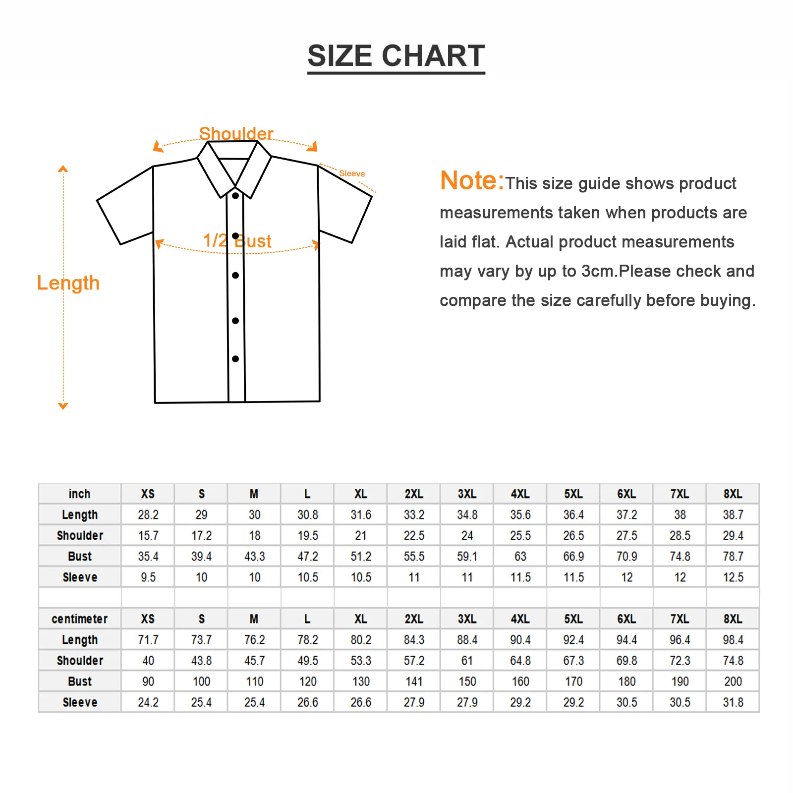 Men's Hawaiian Shirt With Button Closure