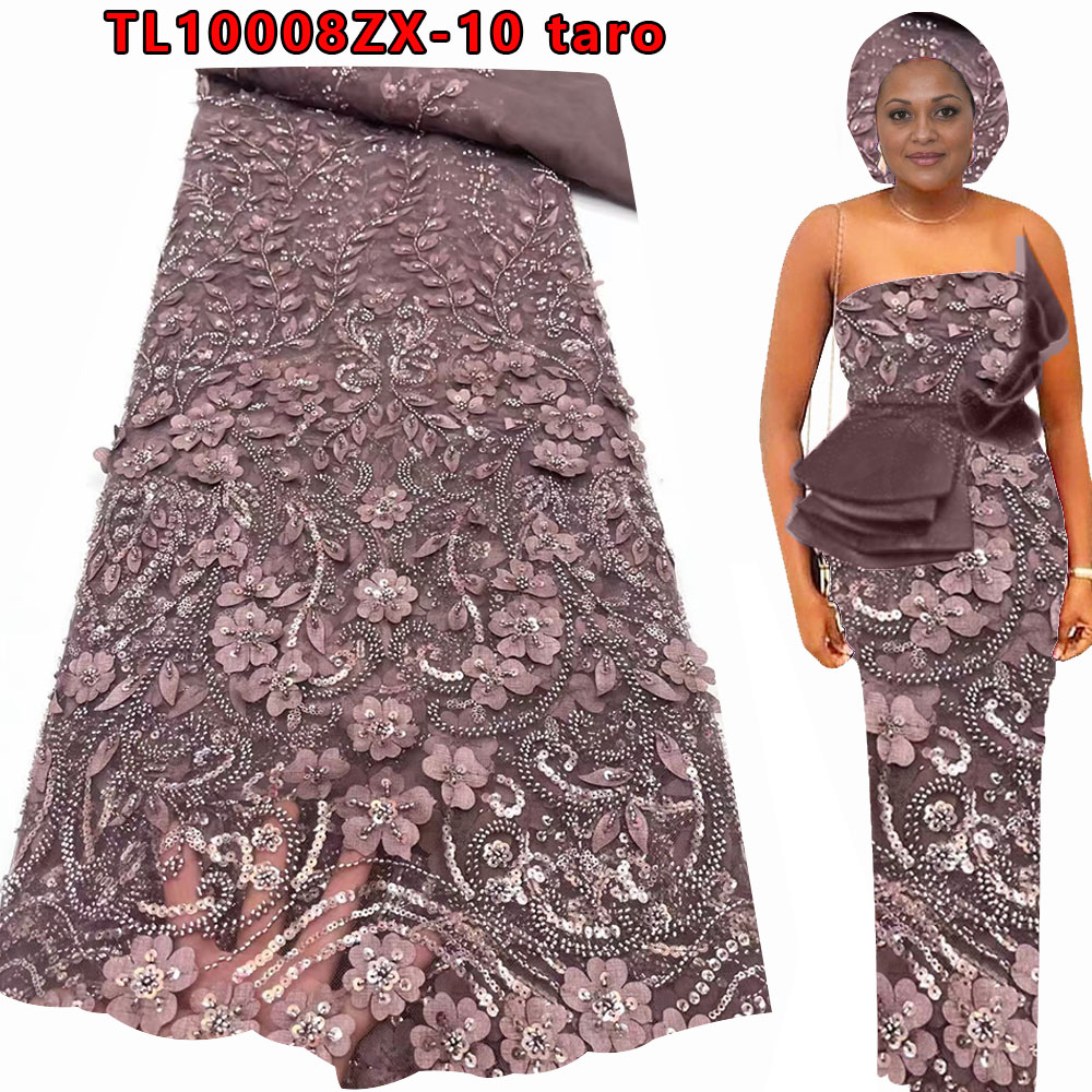 HOT sale french lace fabric African lace embroidery TL10008ZX