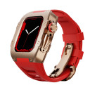 Red strap+gold cover