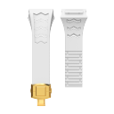 silver strap+golden clasp