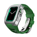 Vintage green strap+silver cover