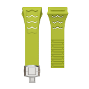 green strap+silver clasp