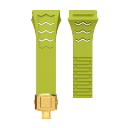 green strap+golden clasp