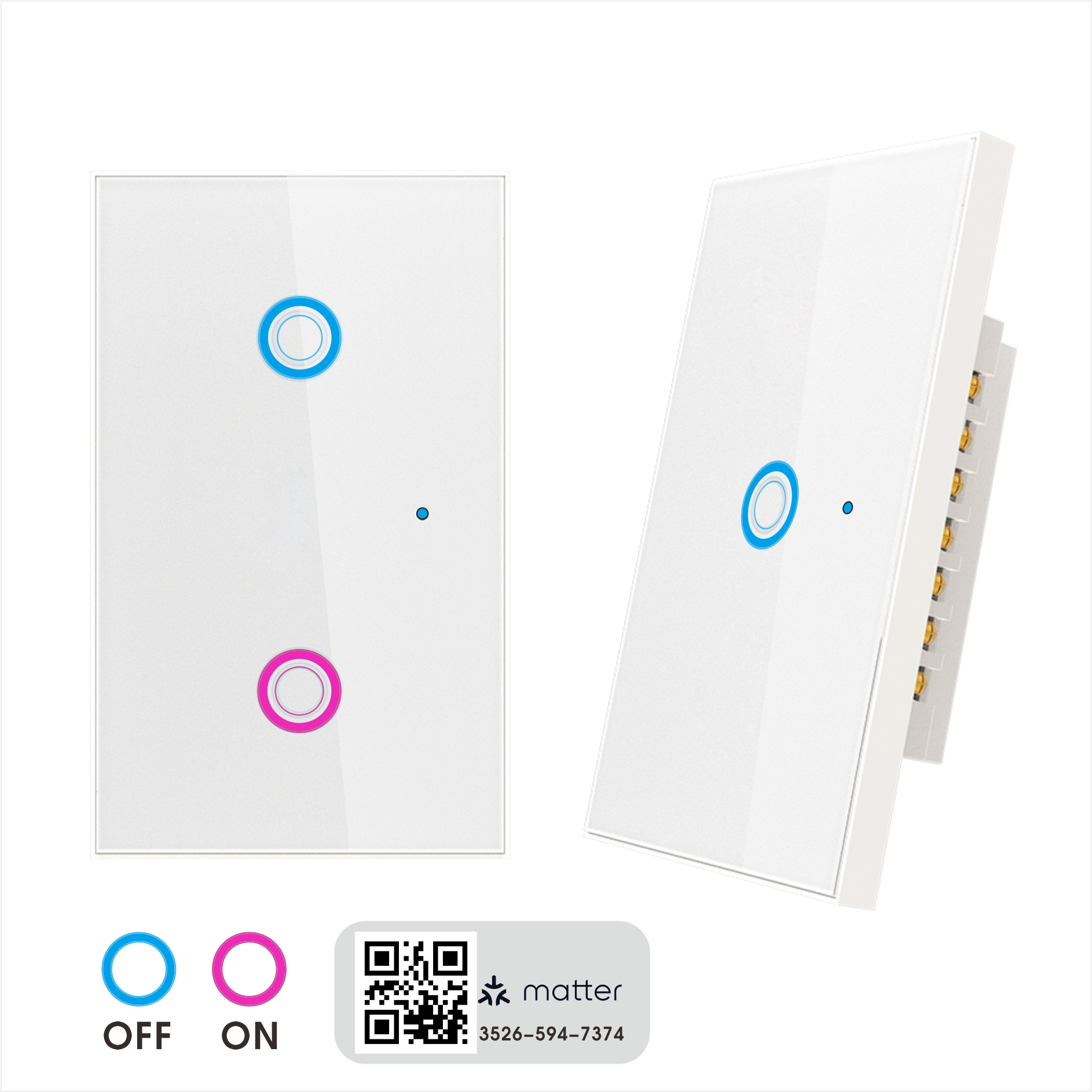 Smart Matter Touch Light Switch
