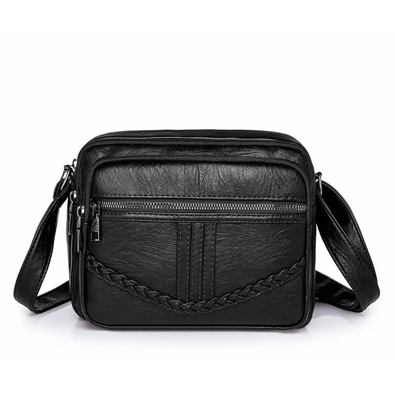 💖 Taška přes rameno z měkkého hovězího materiálu