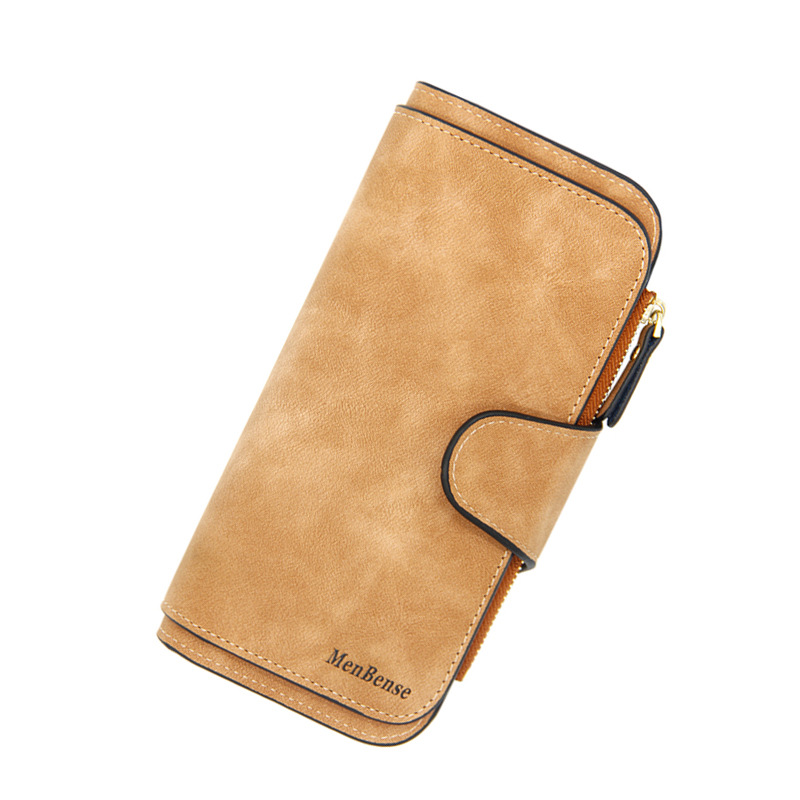 Portofel lung din piele de vaca ceara ulei