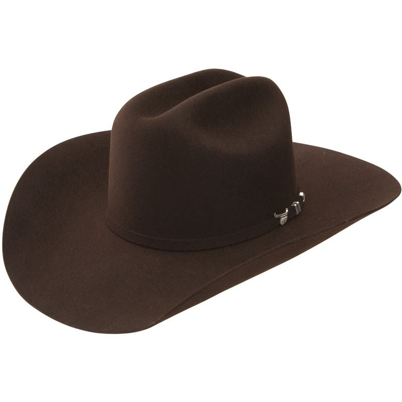 Resistol 72 Ustrc 6x Chocolate 4-1 4in. Brim Felt Cowboy Hat