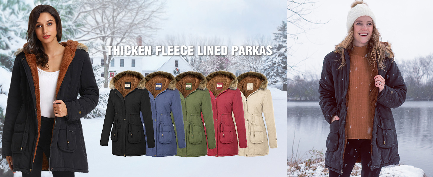 Fleece Parkas