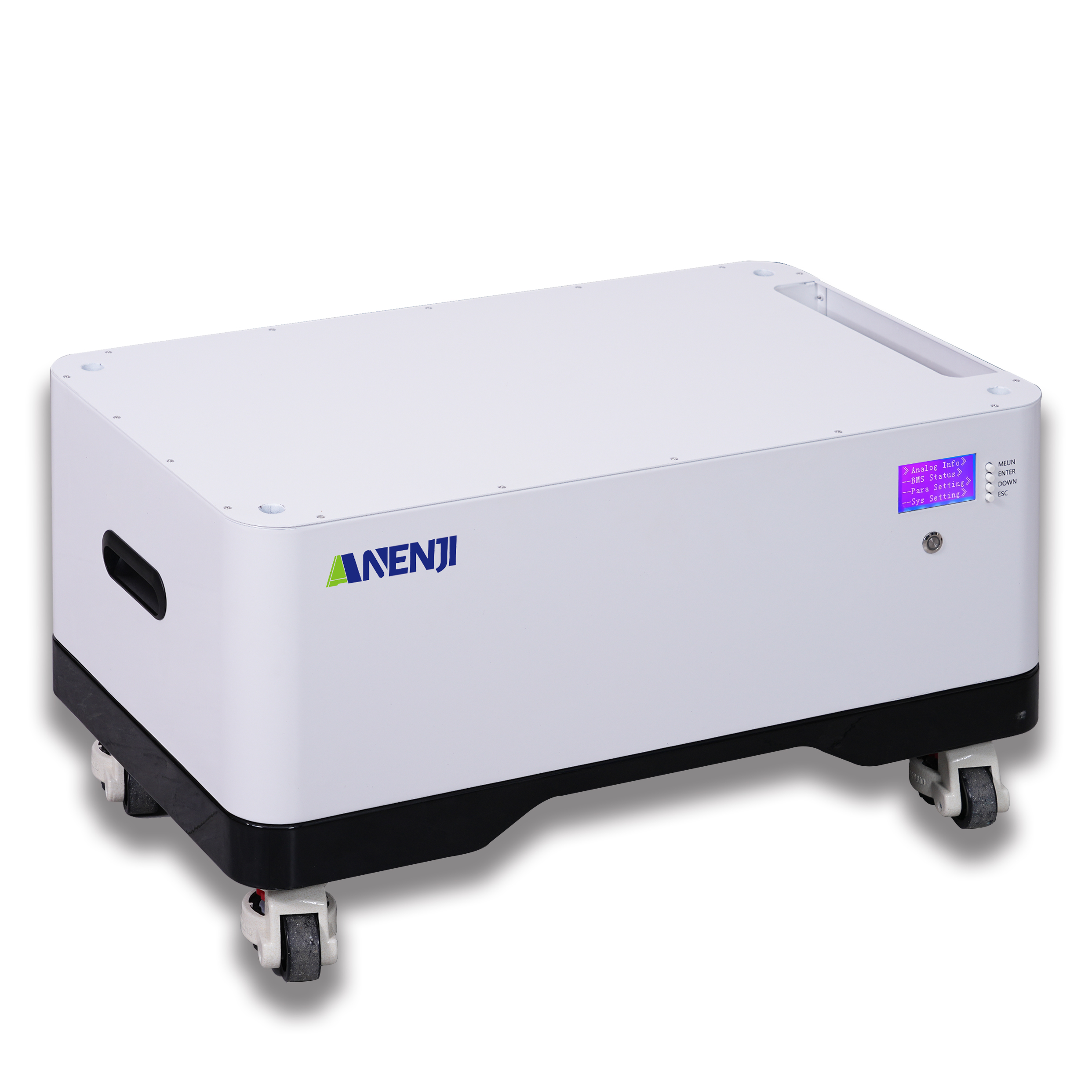 ANENJI 51.2V 200AH LiFePO4 10Kwh/20kwh/30kwh/40kwh Stackable Battery Built-in BMS-ANENJI