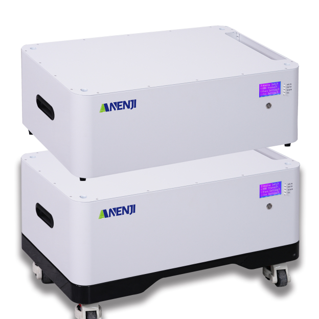 ANENJI 51.2V 200AH LiFePO4 10Kwh/20kwh/30kwh/40kwh Stackable Battery Built-in BMS-ANENJI