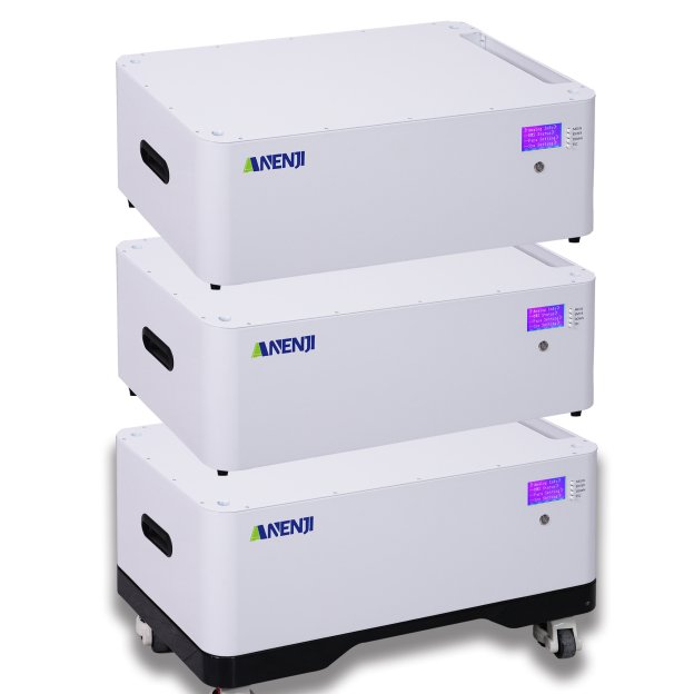 ANENJI 51.2V 200AH LiFePO4 10Kwh/20kwh/30kwh/40kwh Stackable Battery Built-in BMS-ANENJI