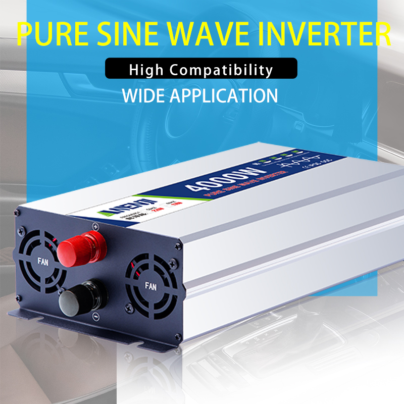 3000-Watt Pure Sine Power Inverter, 12V, 24V and 48V, 120-220VAC