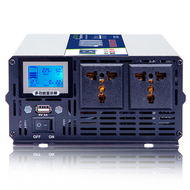 ANENJI Pure Sine Wave Inverter DC 4000W 12V 24V 48V AC 220Vac Power 3000W Car Inverter Converte with LED Display-ANENJI