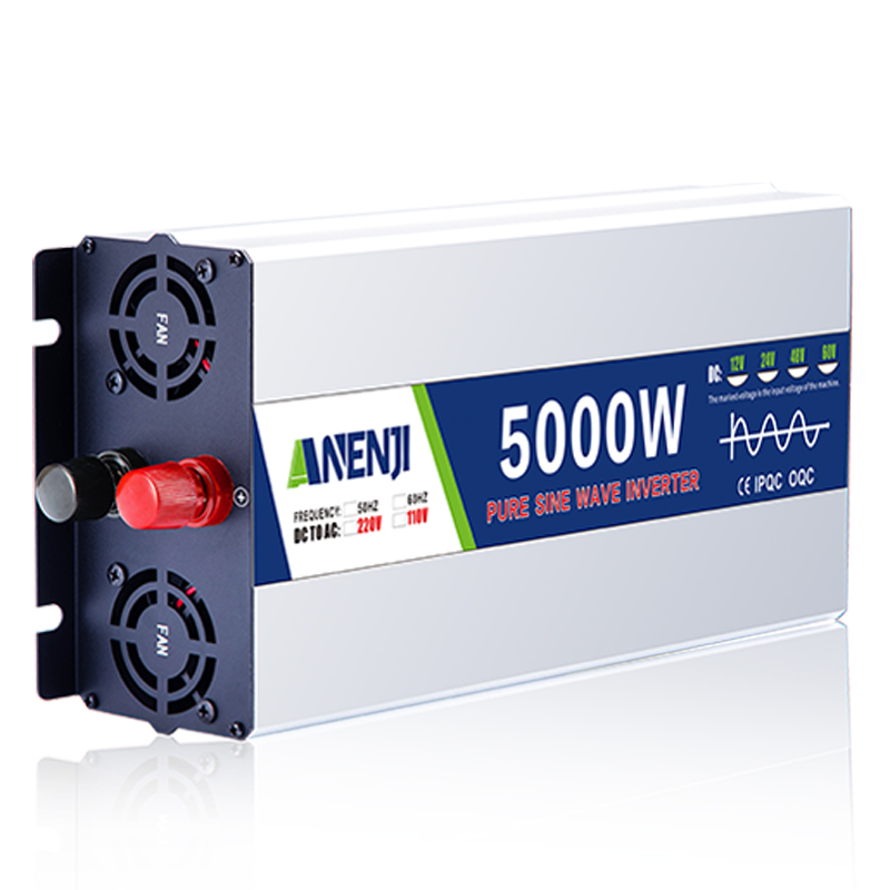 ANENJI Pure Sine Wave Inverter DC 5000W 12V 24V 48V AC 220Vac Power 3000W Car Inverter Converte with LED Display-ANENJI