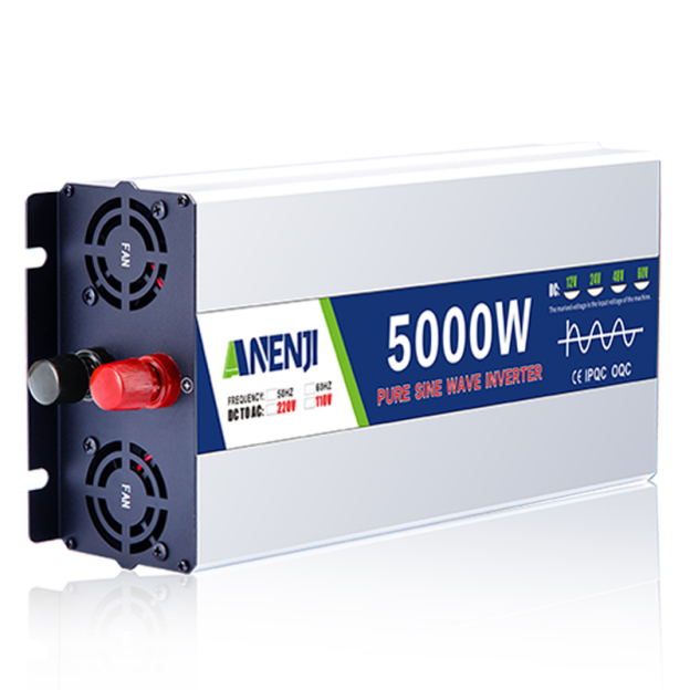 ANENJI Pure Sine Wave Inverter DC 5000W 12V 24V 48V AC 220Vac Power 3000W Car Inverter Converte with LED Display-ANENJI