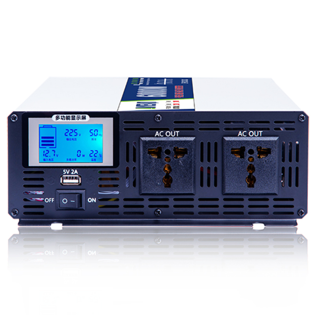 ANENJI Pure Sine Wave Inverter DC 6000W 12V 24V 48V AC 220Vac Power 3000W Car Inverter Converte with LED Display-ANENJI