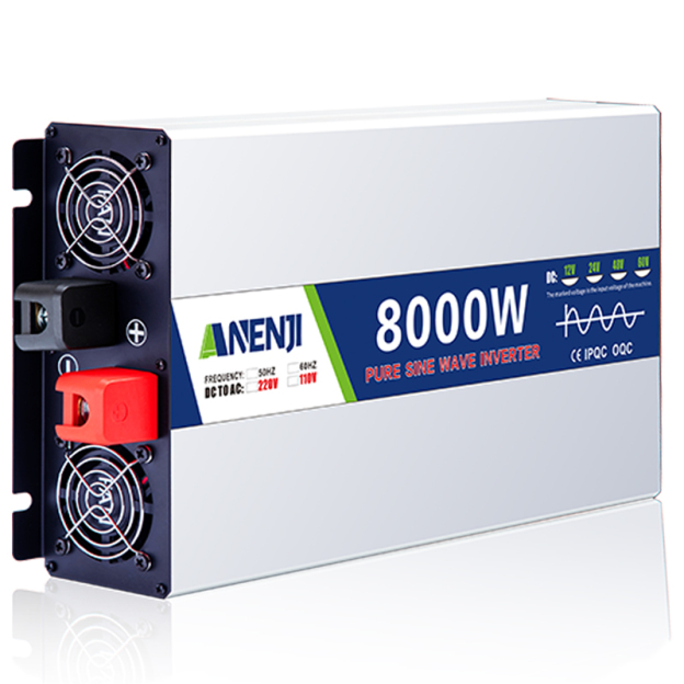 ANENJI Pure Sine Wave Inverter DC 8000W 12V 24V 48V AC 220Vac Power 3000W Car Inverter Converte with LED Display-ANENJI