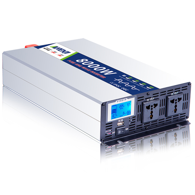 ANENJI Pure Sine Wave Inverter DC 8000W 12V 24V 48V AC 220Vac Power 3000W Car Inverter Converte with LED Display-ANENJI