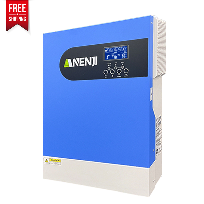 ANENJI Hybrid Solar Inverter 5.6KW 48VDC 230VAC MPPT 500Vdc 100A Charg