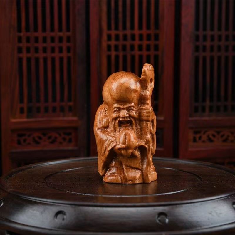 chinese arborvitae wood carving longevity 0326
