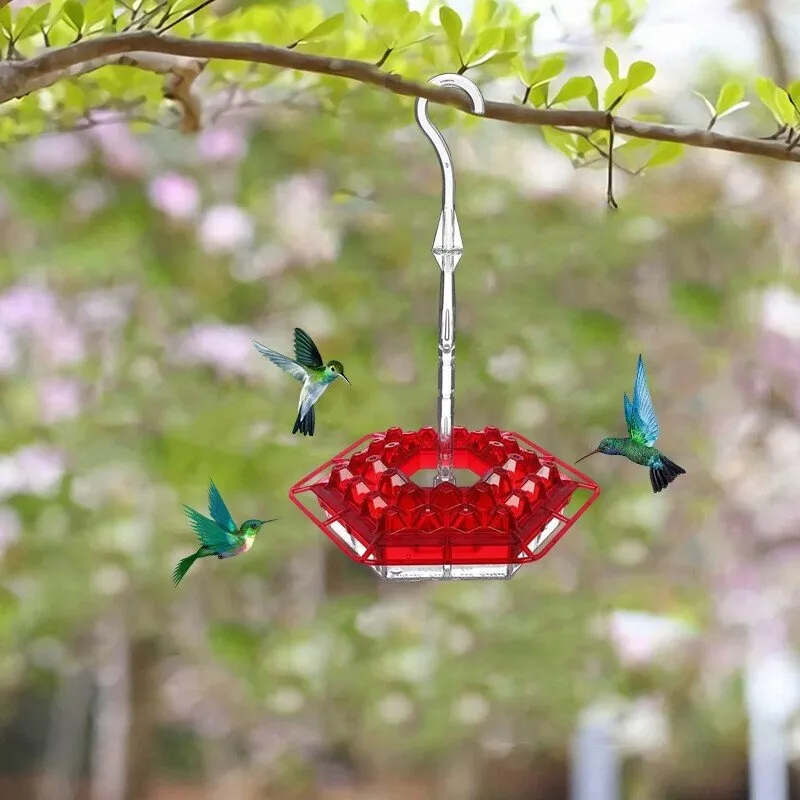 (🔥LAST DAY PROMOTION-SAVE 50% OFF) MARY'S HUMMINGBIRD FEEDER WITH PERCH AND BUILT-IN ANT MOAT