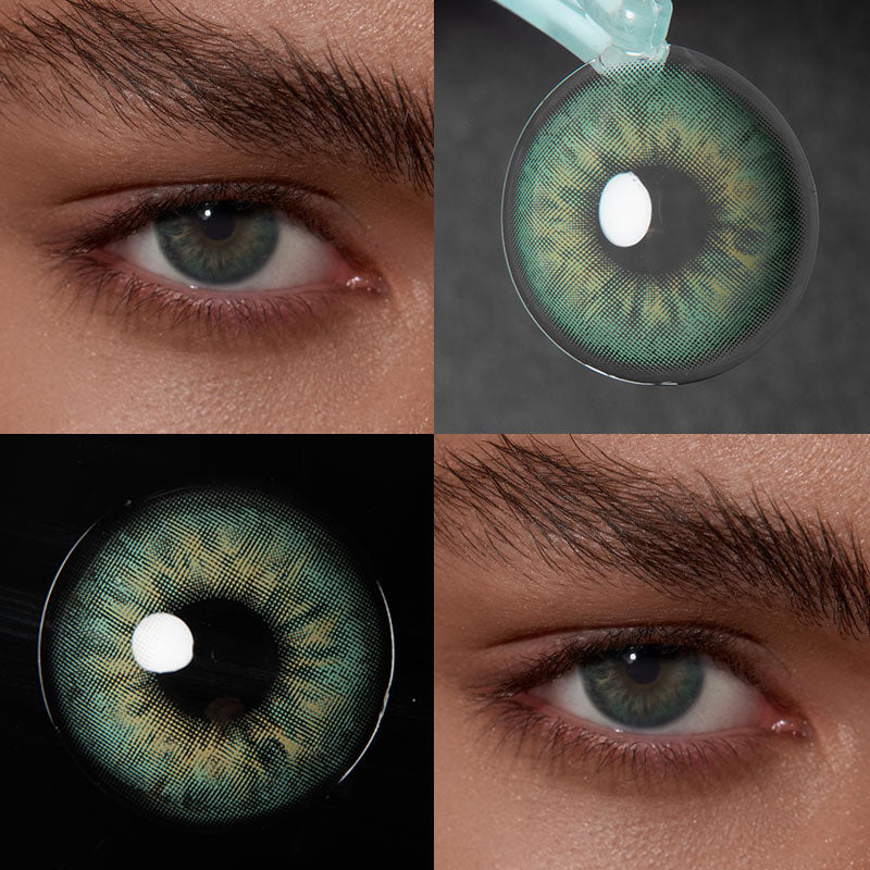 Unibling Uranus Green Colored Contacts (Yearly)-unibling