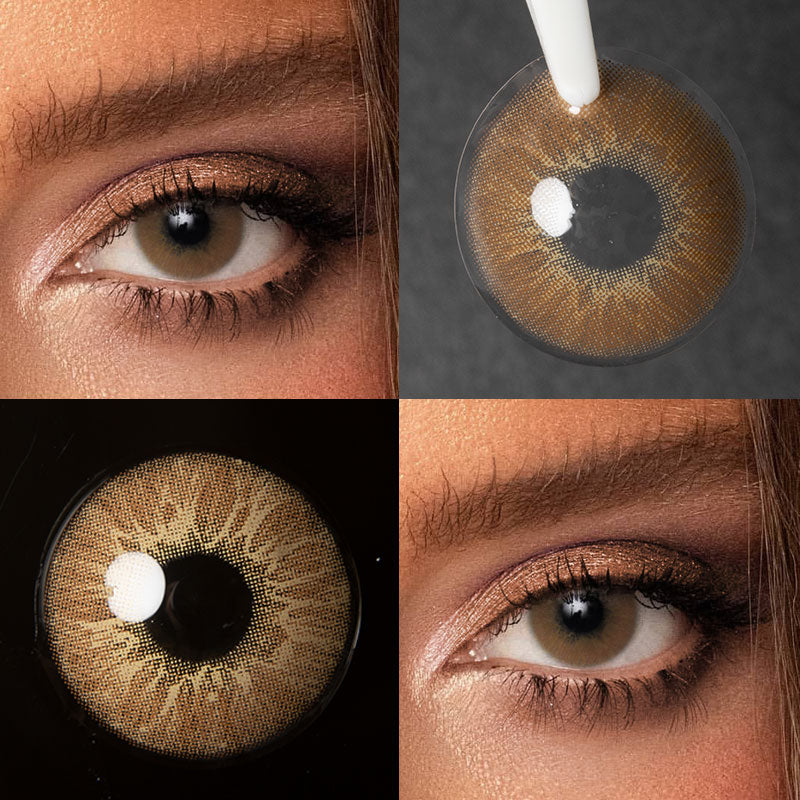 Unibling Brown Velvet Colored Contacts (Yearly)-unibling