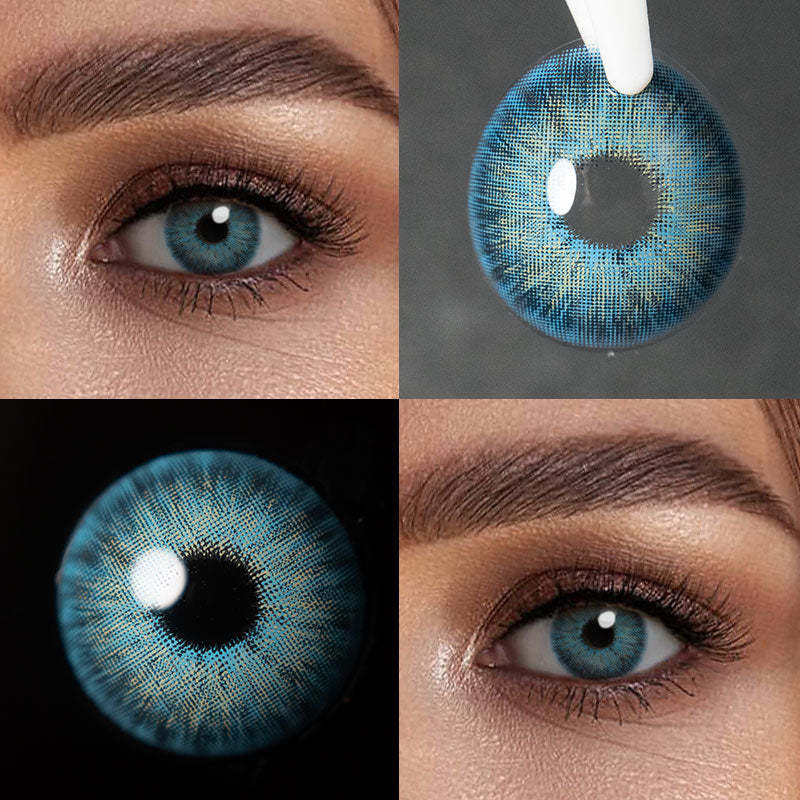 Blue Colored Contacts: Forget They Exist