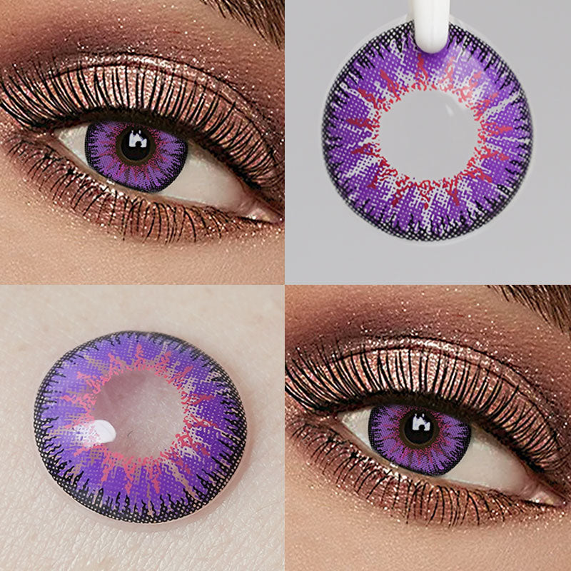 Unibling Mystery Violet Colored Contacts (Yearly)-unibling